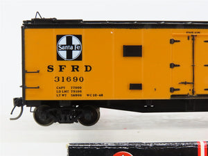 HO Scale InterMountain 46105-25 ATSF Santa Fe Reefer 31690 RTR