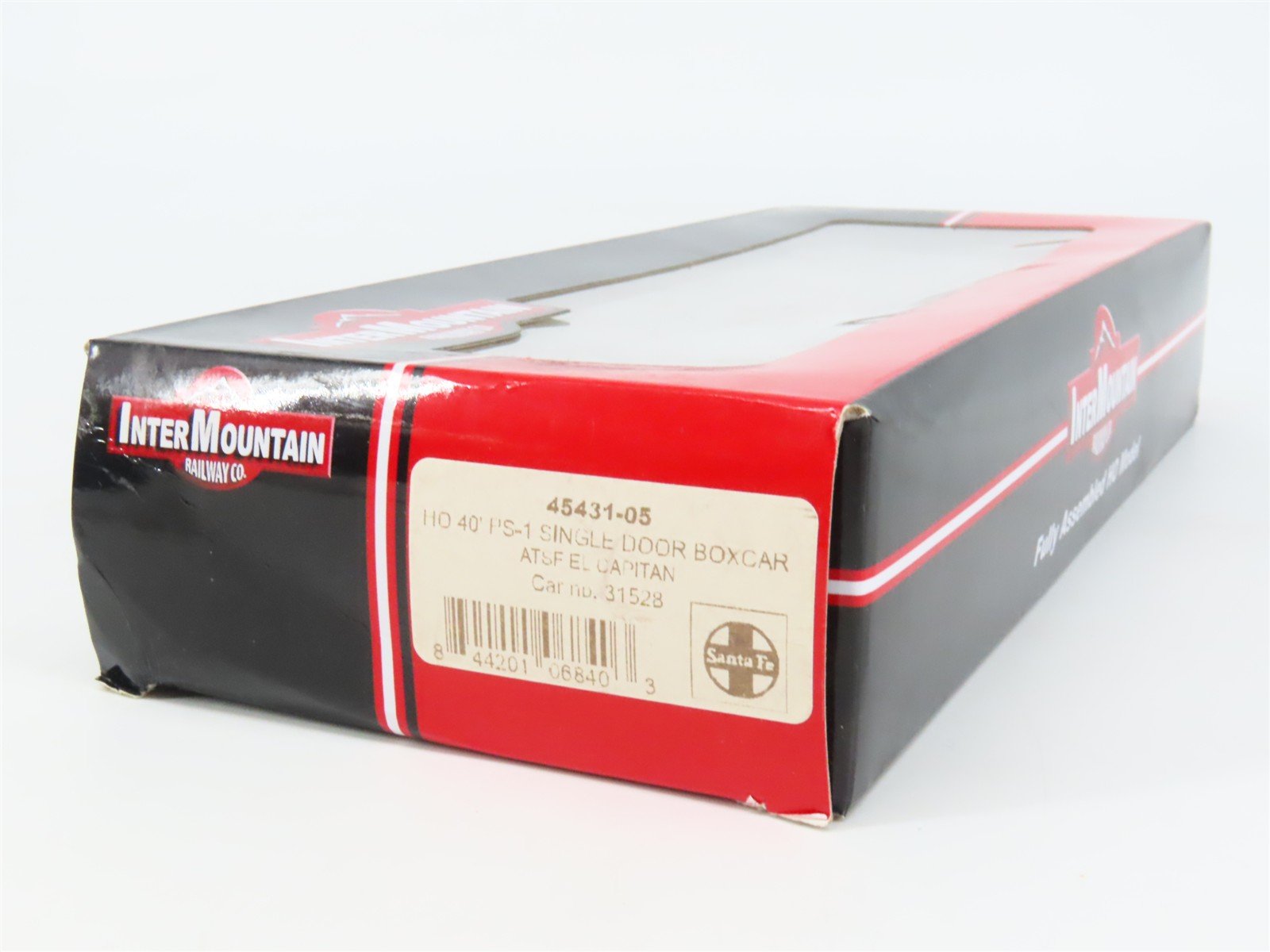 HO Scale InterMountain 45431-05 ATSF Santa Fe 40' PS-1 Box Car 31528 RTR