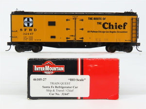 HO Scale InterMountain 46105-27 SFRD Santa Fe Reefer 32447 RTR
