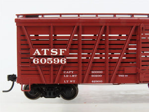 HO Scale InterMountain 47917-08 ATSF Santa Fe 40' Stock/Cattle Car 60596 RTR