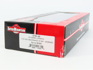 HO Scale InterMountain 47761-05 ATSF Santa Fe 40' Caswell Gondola 191351 RTR