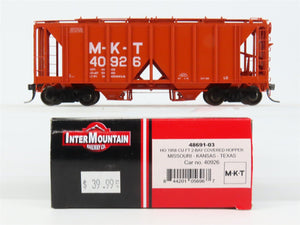 HO Scale InterMountain 48691-03 Missouri-Kansas-Texas 2-Bay Covered Hopper RTR