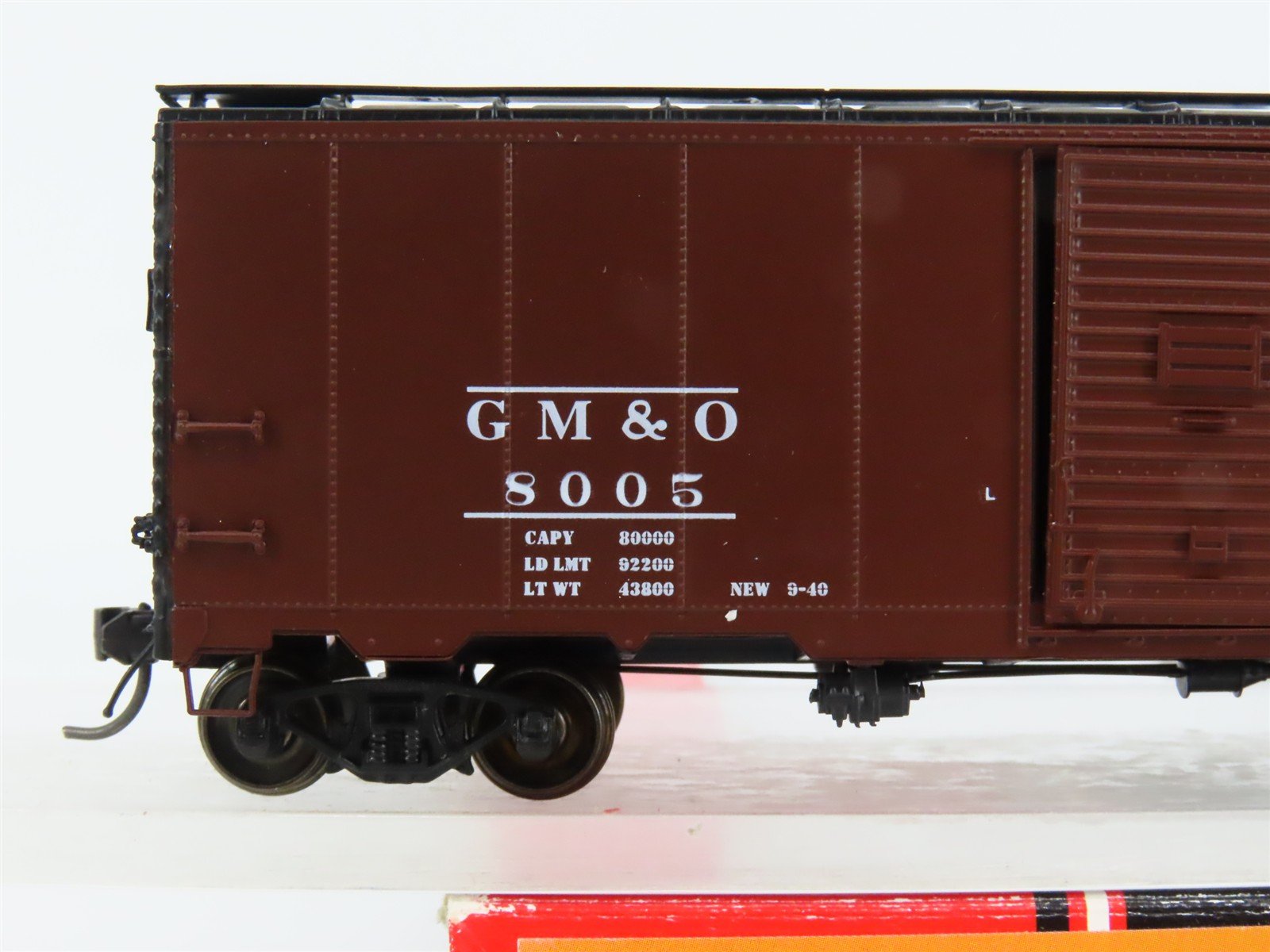 HO Scale InterMountain YYM4603GMO Gulf, Mobile & Ohio 40' 1937 AAR Box Car RTR
