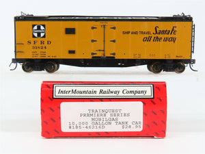 HO Scale InterMountain 185-46216D SFRD Santa Fe Reefer 31824 RTR