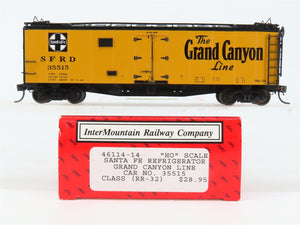 HO Scale InterMountain 46114-14 SFRD Santa Fe Reefer 35515 RTR