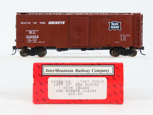 HO Scale InterMountain 45734-06 RI Rock Island 40' Box Car 134394 RTR
