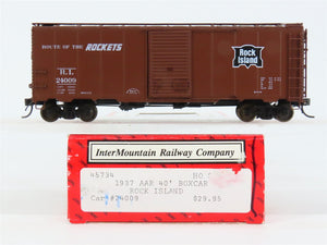 HO Scale InterMountain 45734 RI Rock Island 40' Box Car 24009 RTR