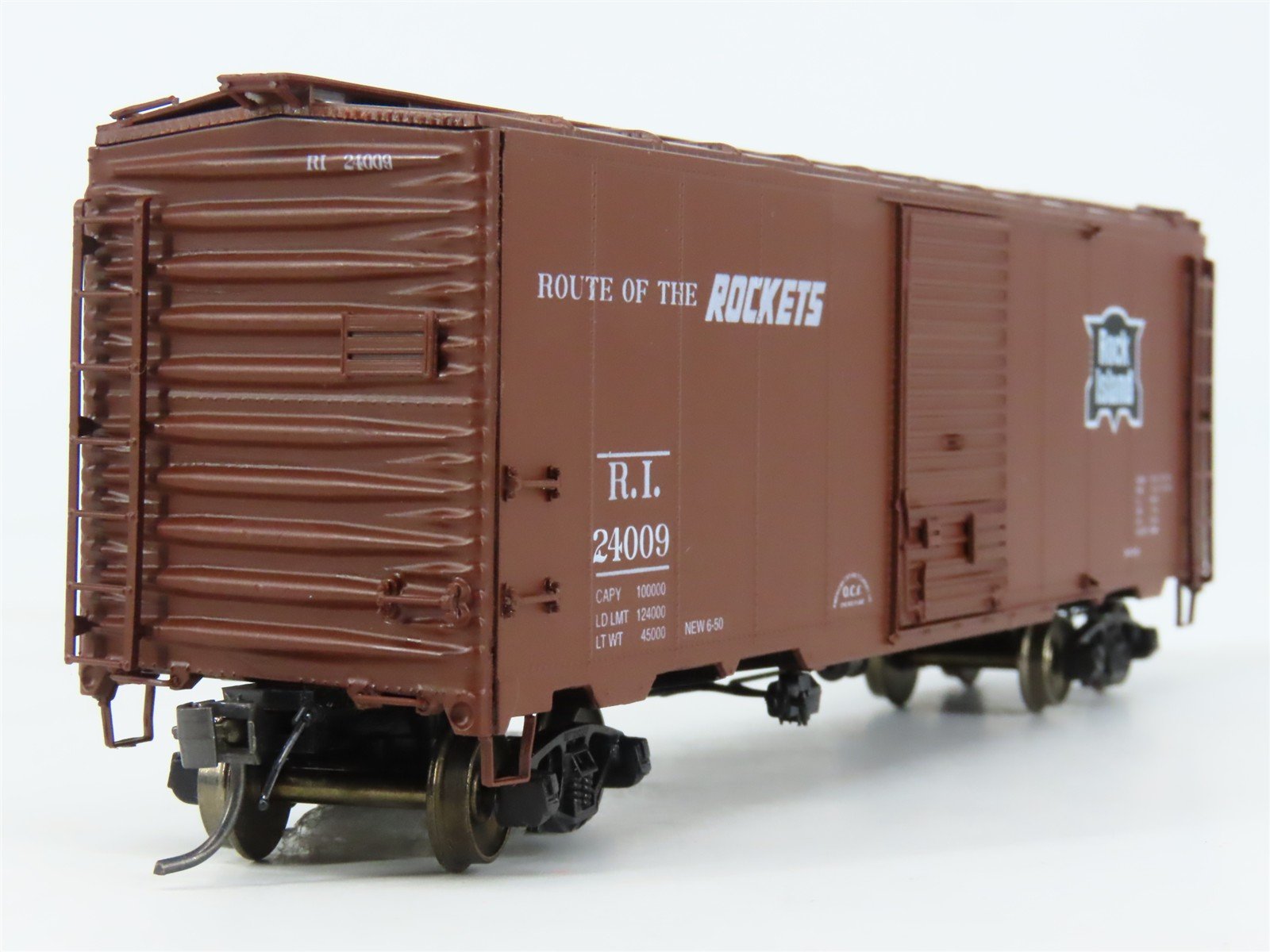 HO Scale InterMountain 45734 RI Rock Island 40' Box Car 24009 RTR