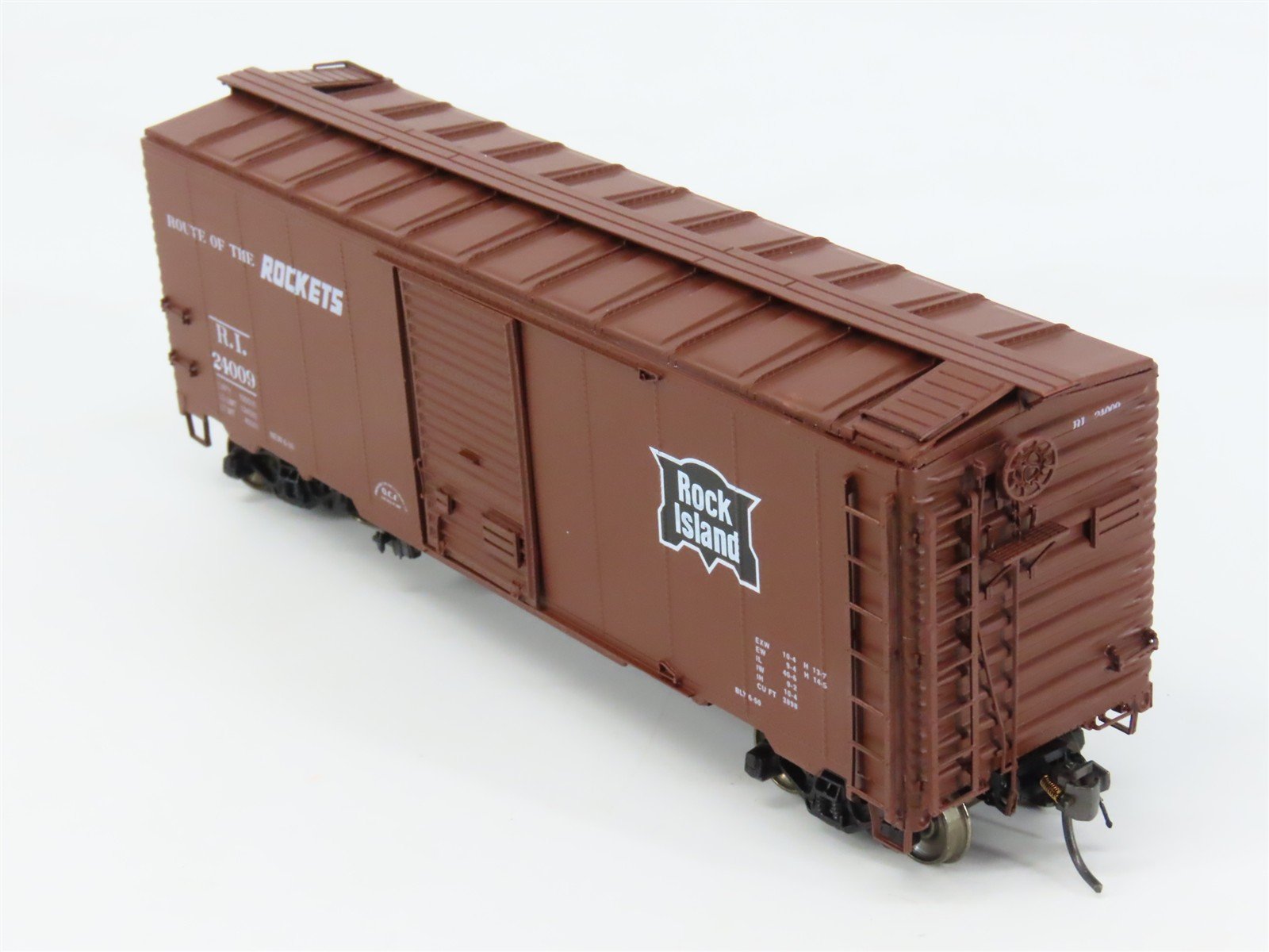 HO Scale InterMountain 45734 RI Rock Island 40' Box Car 24009 RTR