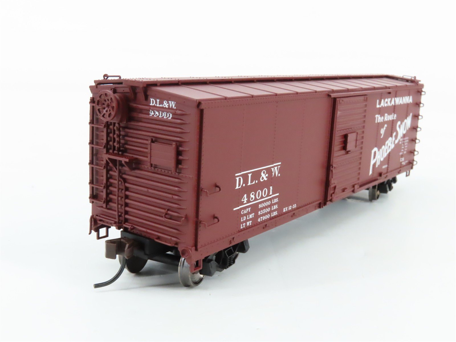 HO Scale Atlas 20003366 DLW Lackawanna 40' Box Car 48001 RTR