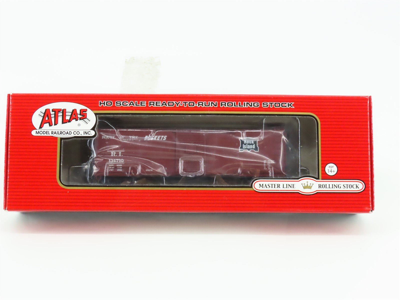HO Scale Atlas 6422-1 RI Rock Island Box Car 134710 RTR