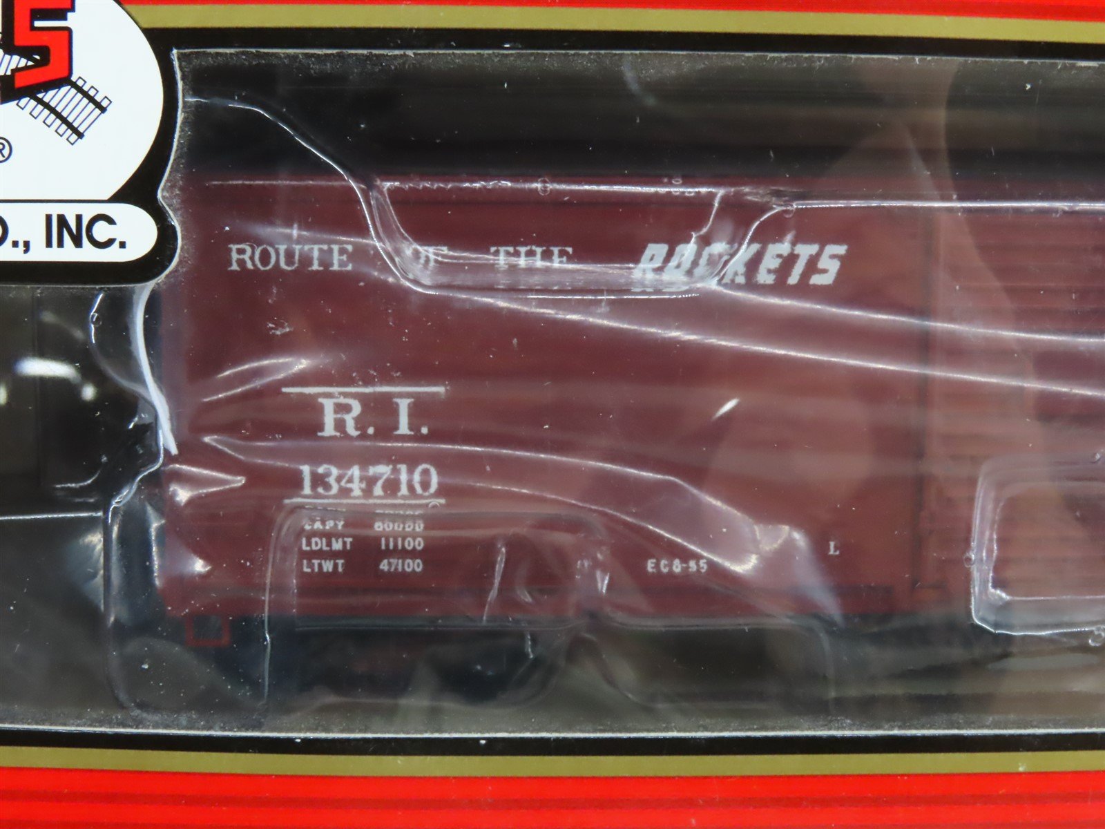 HO Scale Atlas 6422-1 RI Rock Island Box Car 134710 RTR