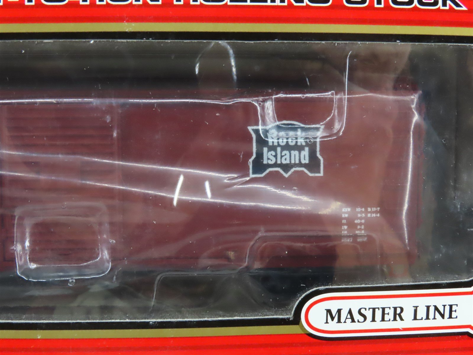 HO Scale Atlas 6422-1 RI Rock Island Box Car 134710 RTR