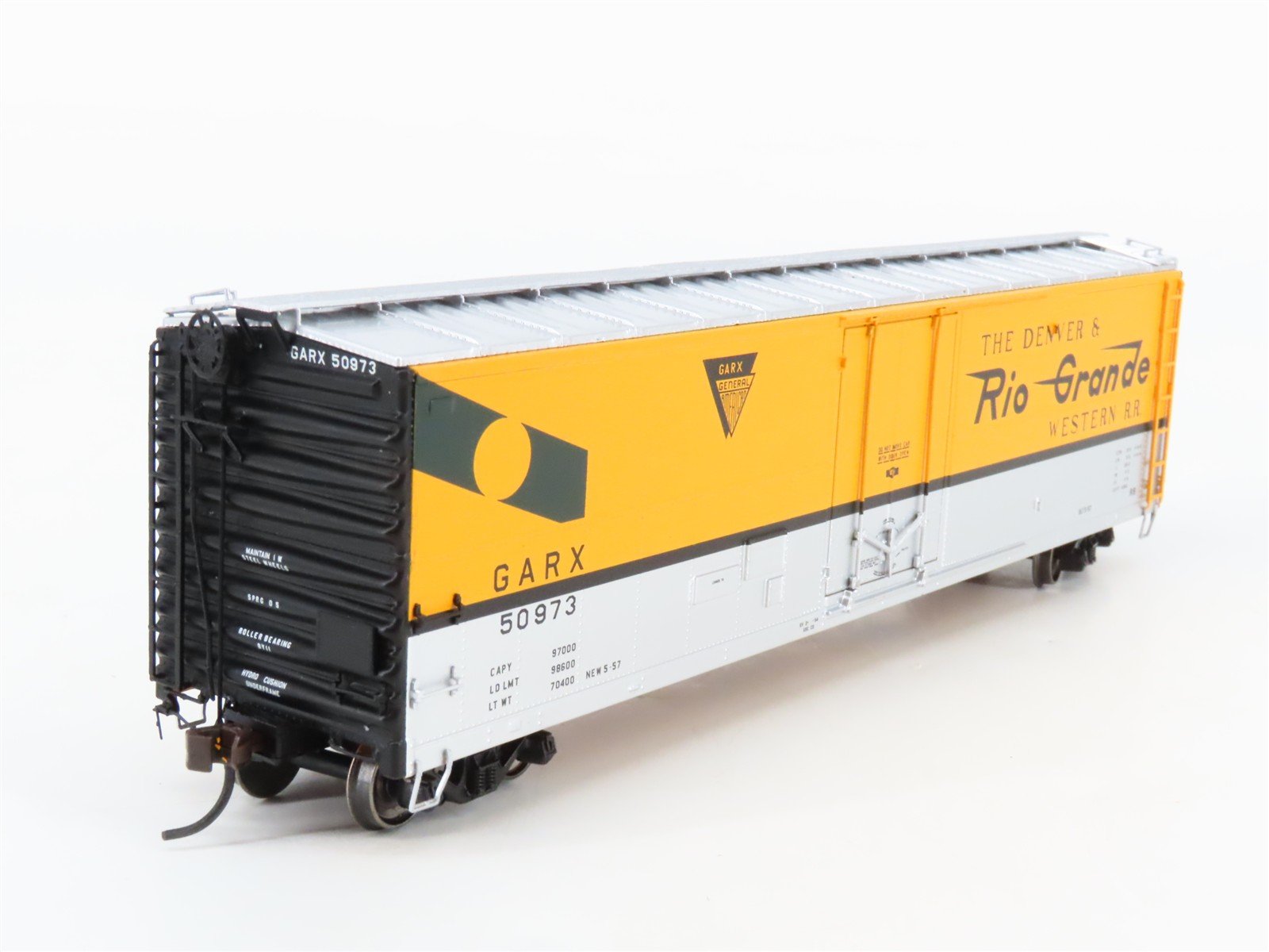 HO Scale Atlas 20001809 GARX Rio Grande 50' Box Car 50973 RTR