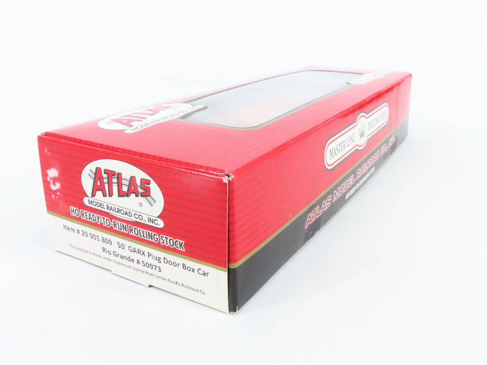 HO Scale Atlas 20001809 GARX Rio Grande 50' Box Car 50973 RTR