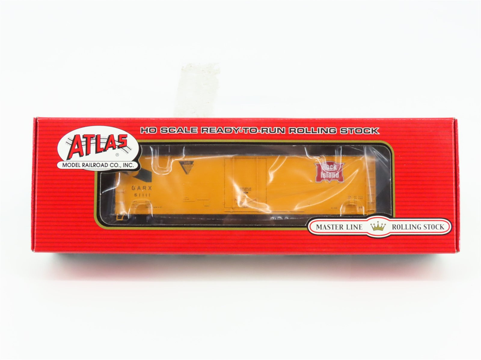 HO Scale Atlas 20001814 GARX Rock Island 50' Plug Door Box Car 51111 RTR
