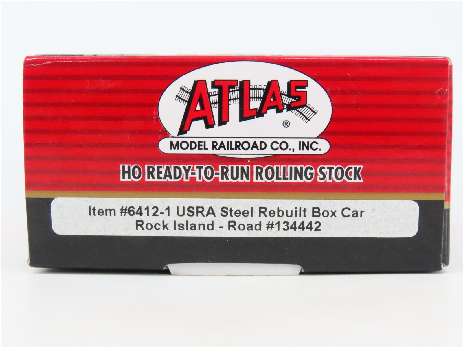 HO Scale Atlas 6412-1 RI Rock Island USRA Steel Rebuilt Box Car 134442 RTR