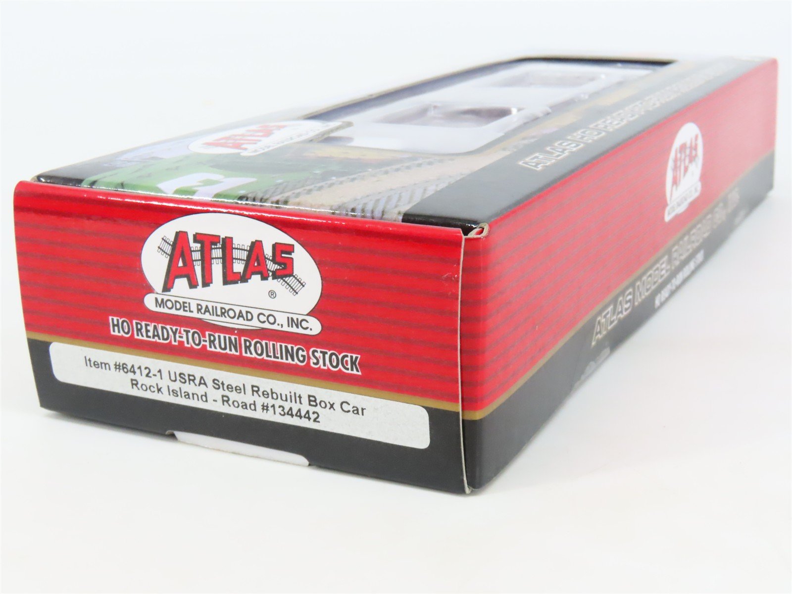 HO Scale Atlas 6412-1 RI Rock Island USRA Steel Rebuilt Box Car 134442 RTR