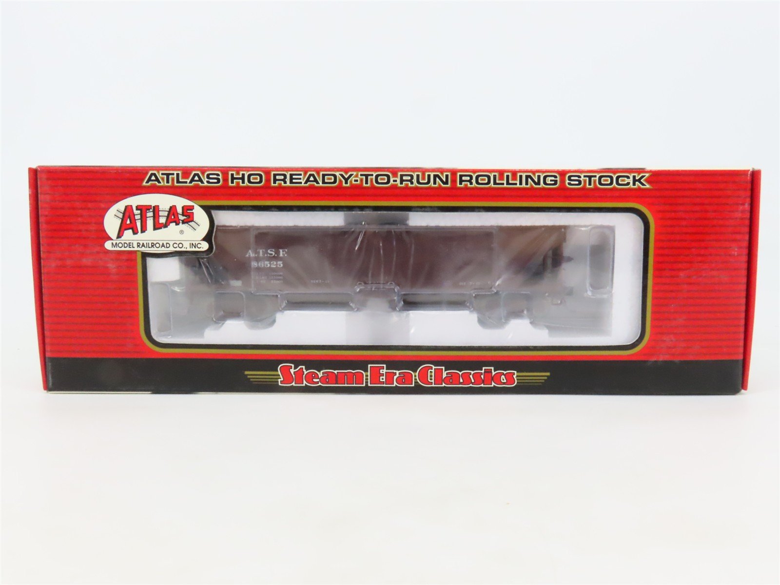 HO Scale Atlas 1154-9 ATSF Santa Fe Hart Ballast Hopper Car 86525 RTR