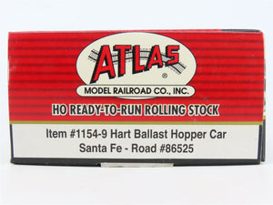 HO Scale Atlas 1154-9 ATSF Santa Fe Hart Ballast Hopper Car 86525 RTR