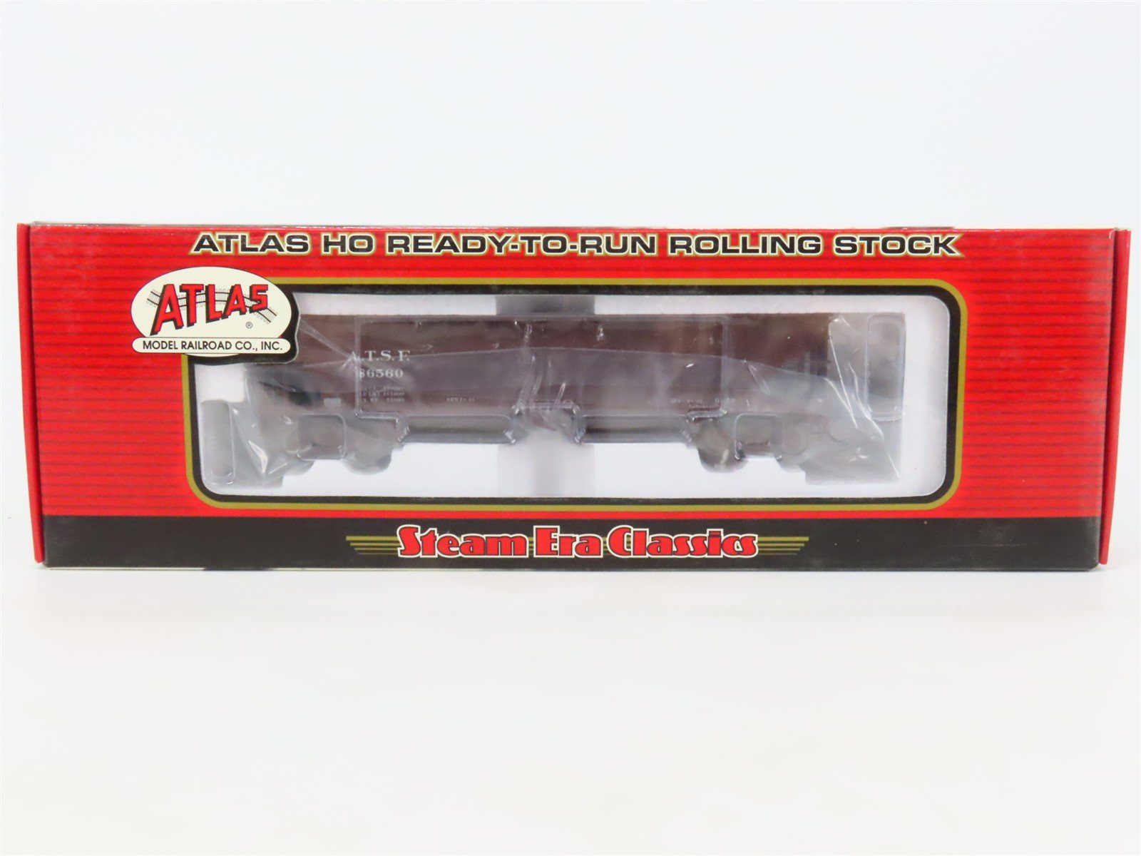 HO Scale Atlas 1154-11 ATSF Santa Fe Hart Ballast Hopper Car 86560 RTR