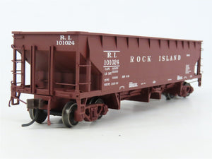 HO Scale Atlas 20002829 RI Rock Island Hopper 101024 RTR