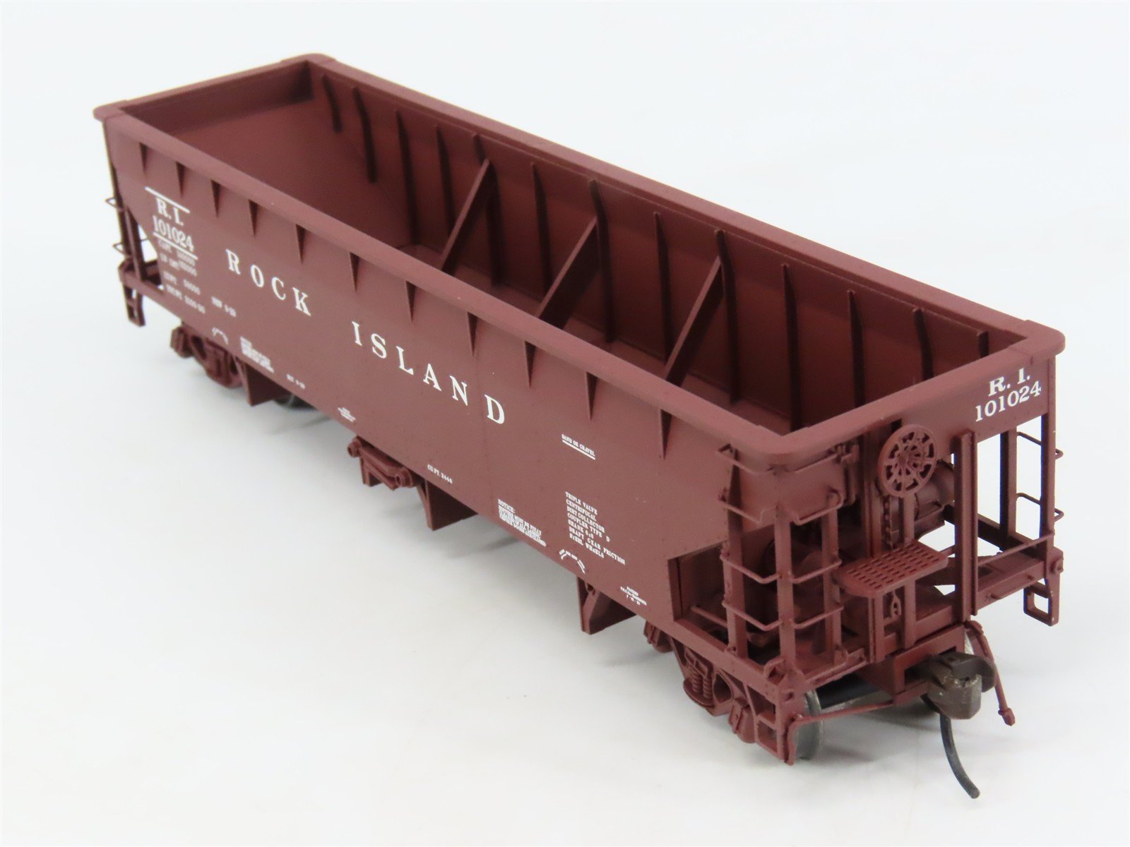 HO Scale Atlas 20002829 RI Rock Island Hopper 101024 RTR