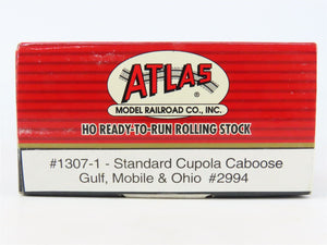 HO Scale Atlas 1307-1 GM&O Gulf, Mobile & Ohio Standard Cupola Caboose 2994 RTR