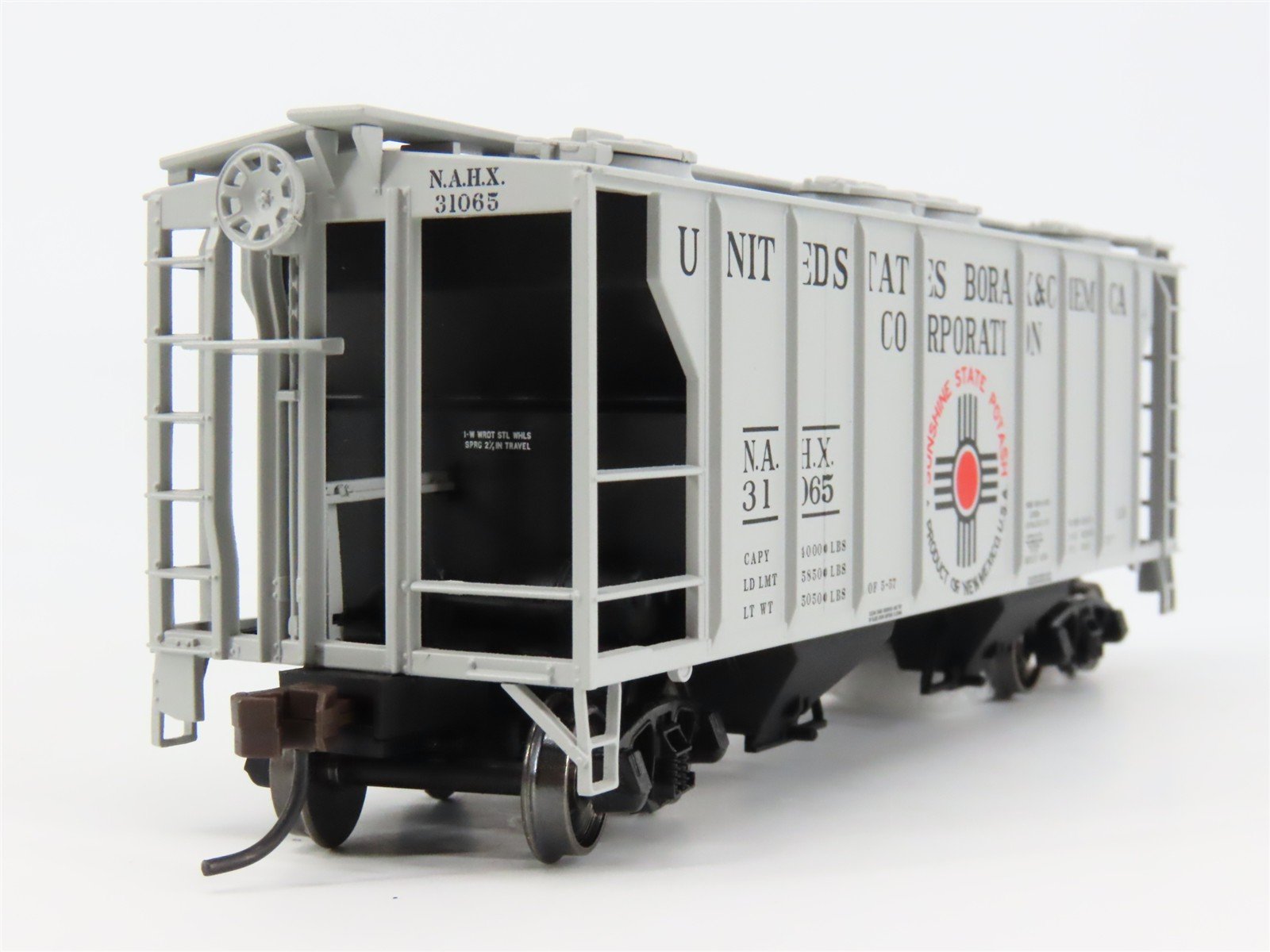 HO Scale Atlas 20004171 NAHX U.S. Borax & Chemical PS-2 Covered Hopper 31065 RTR