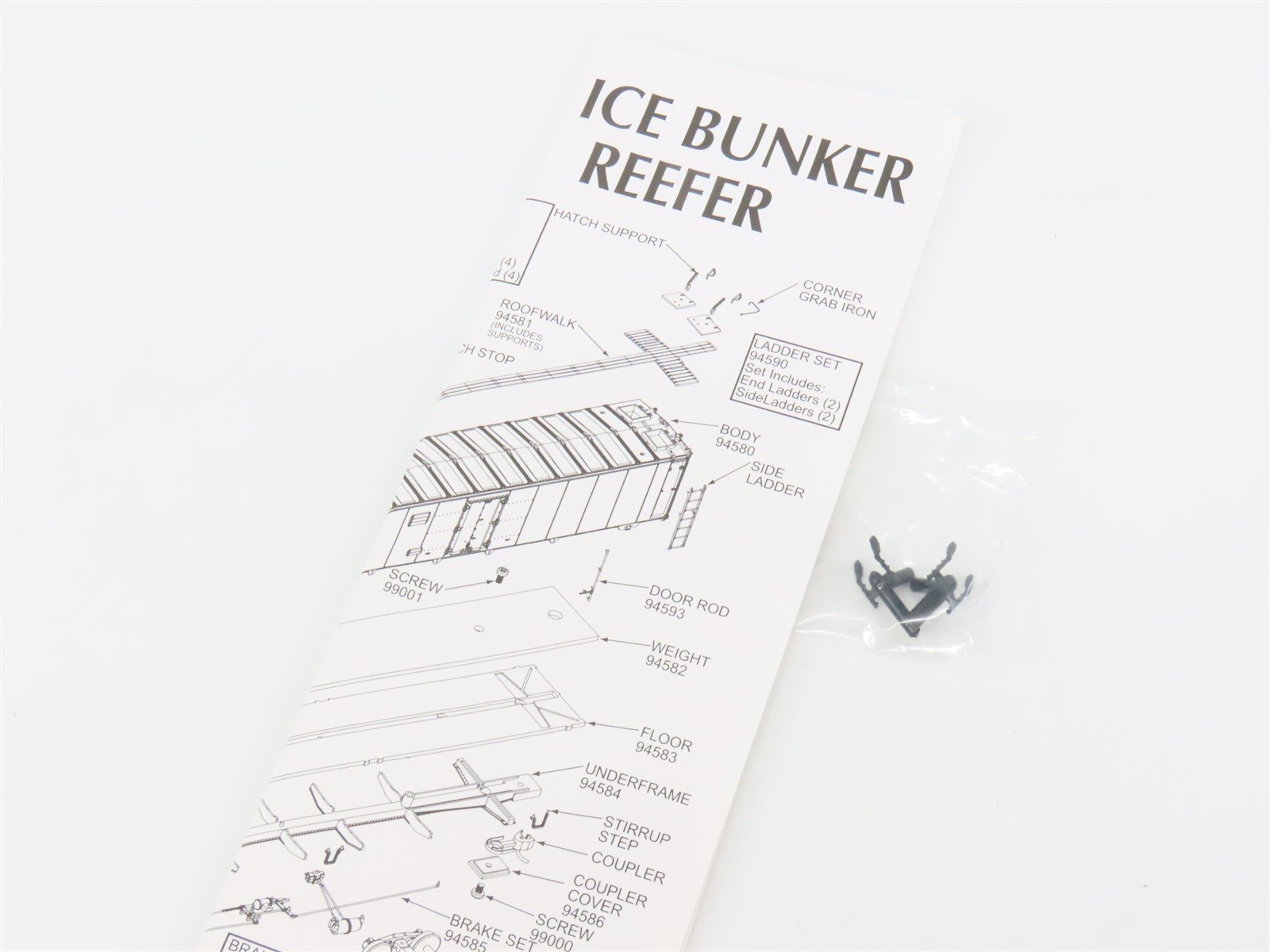 HO Scale Athearn 94517 ATSF Santa Fe 50' 50' Ice Bunker Reefer 37295 RTR