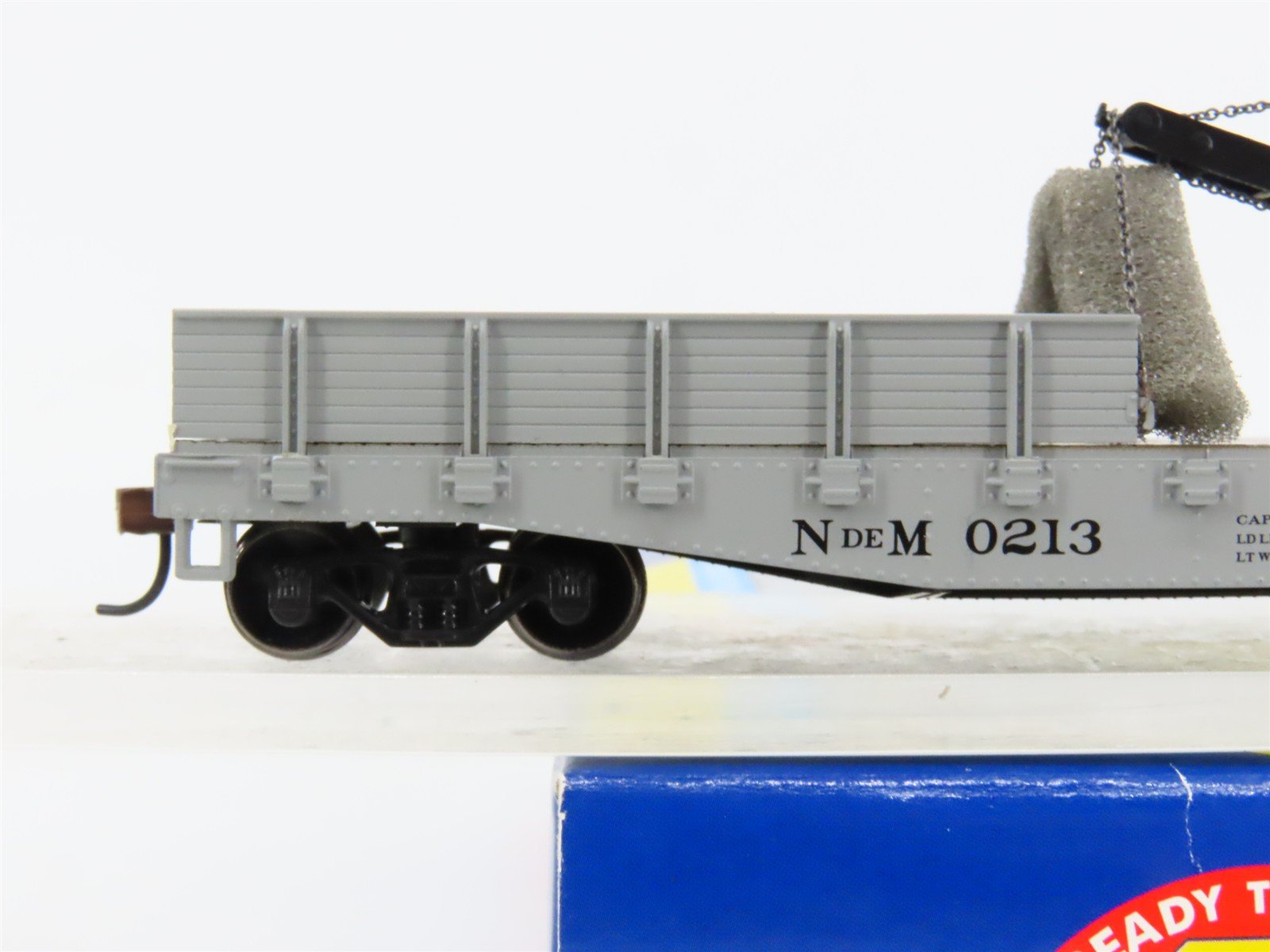 HO Scale Athearn 92236 NDEM Nacionales de Mexico Derrick Car 0213 RTR