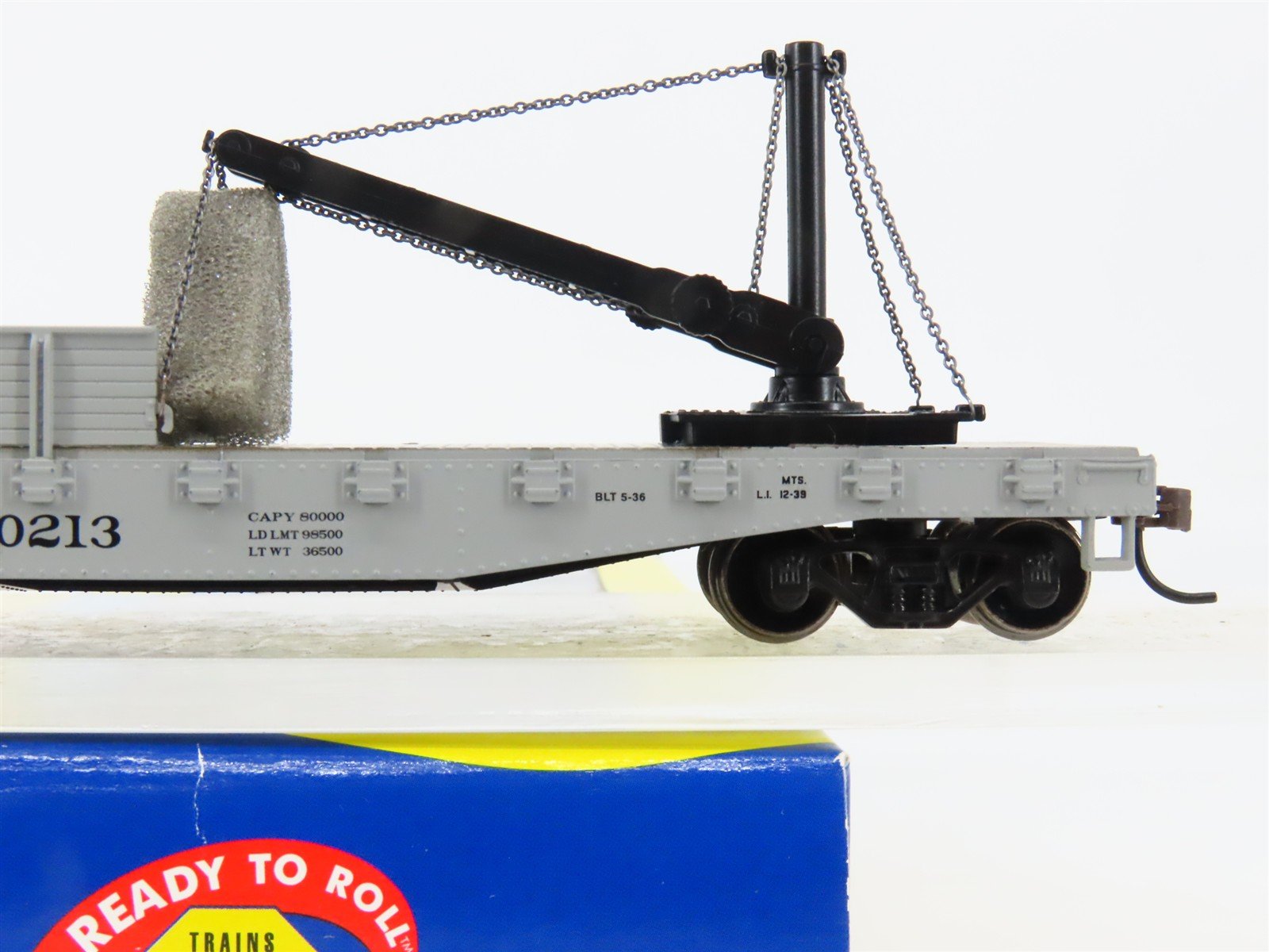 HO Scale Athearn 92236 NDEM Nacionales de Mexico Derrick Car 0213 RTR