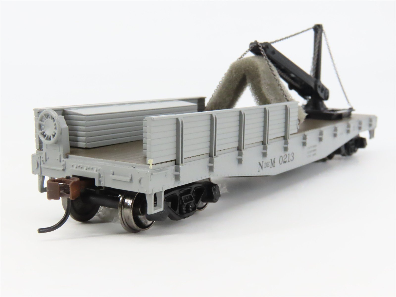 HO Scale Athearn 92236 NDEM Nacionales de Mexico Derrick Car 0213 RTR