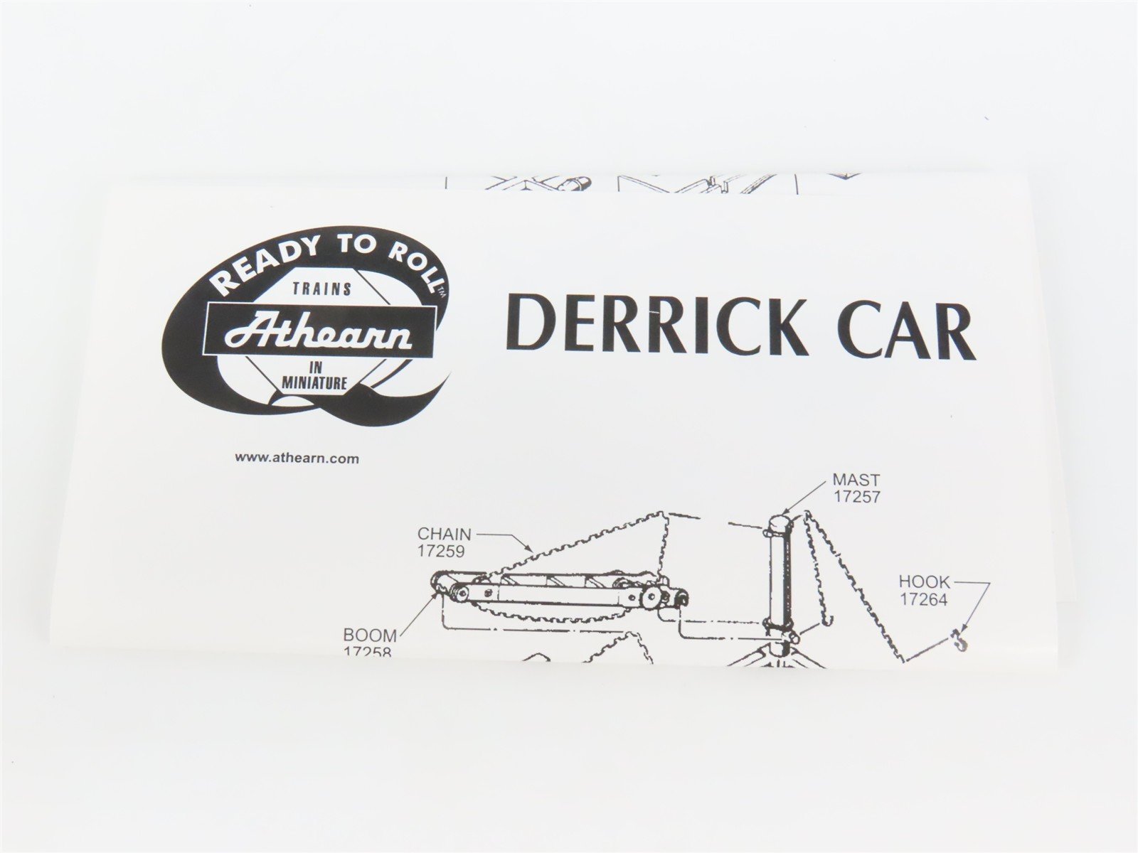 HO Scale Athearn 92236 NDEM Nacionales de Mexico Derrick Car 0213 RTR