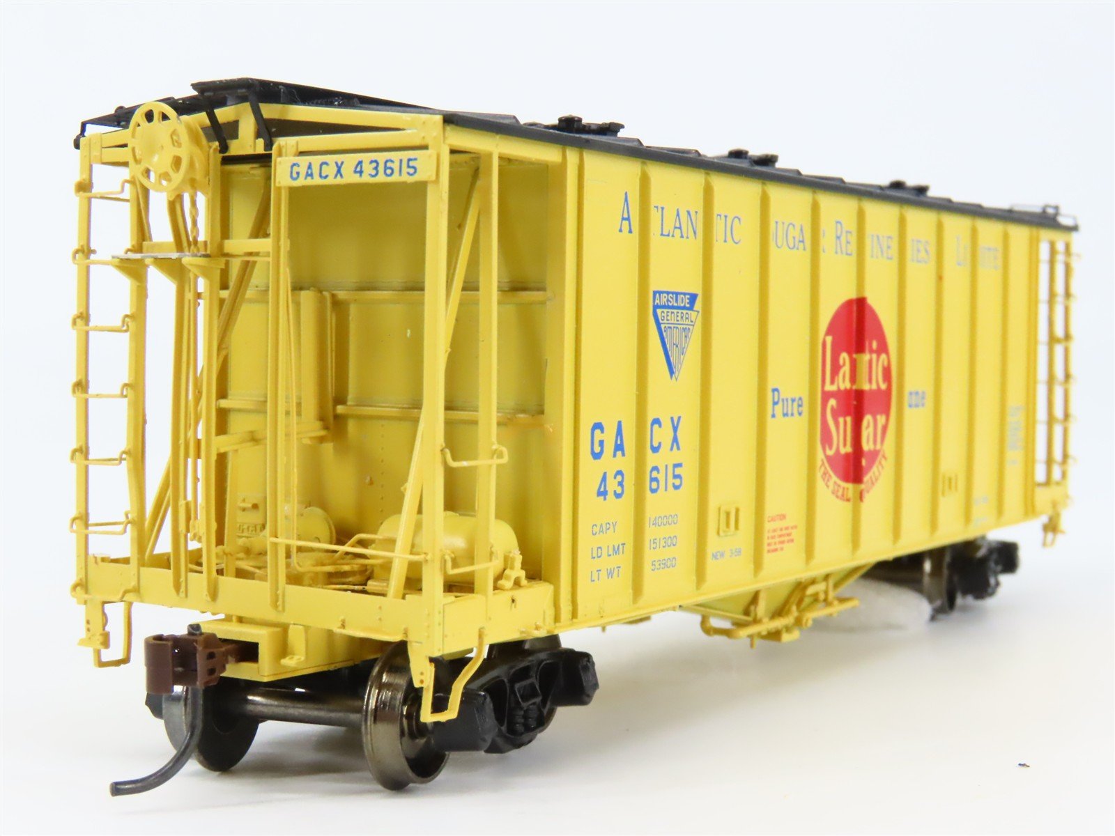 HO Scale Athearn 87587 GACX Atlantic Sugar Company 40' Hopper 43615 RTR