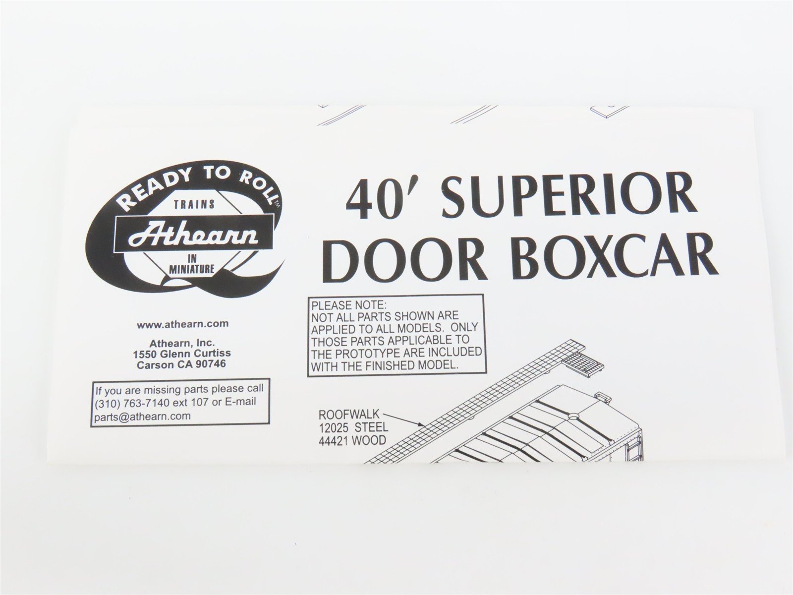 HO Scale Athearn 70317 NYC New York Central 40' Superior Door Box Car 174710 RTR