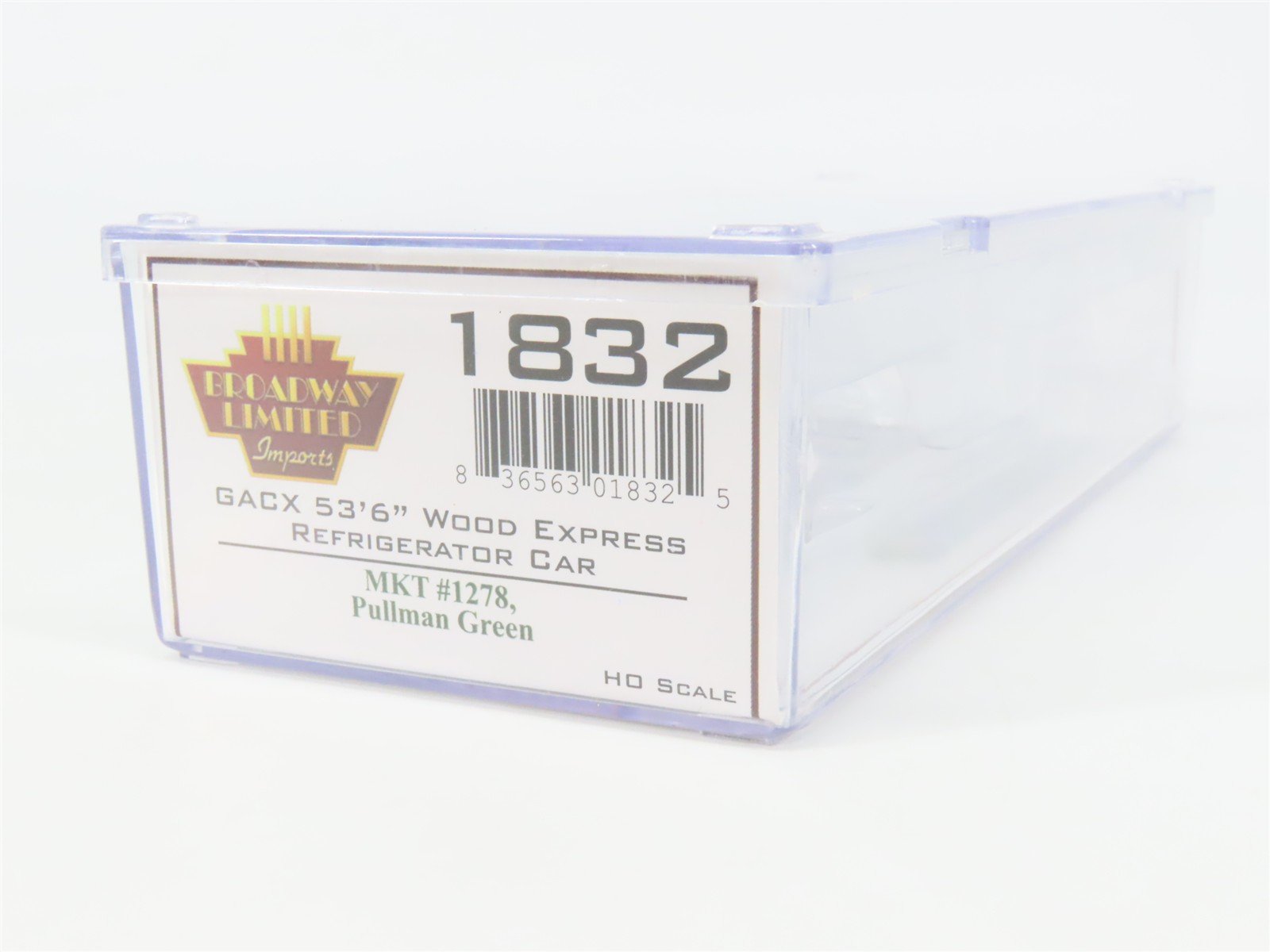 HO Scale Broadway Limited Imports 1832 MKT Missouri-Kansas-Texas Reefer 1278 RTR
