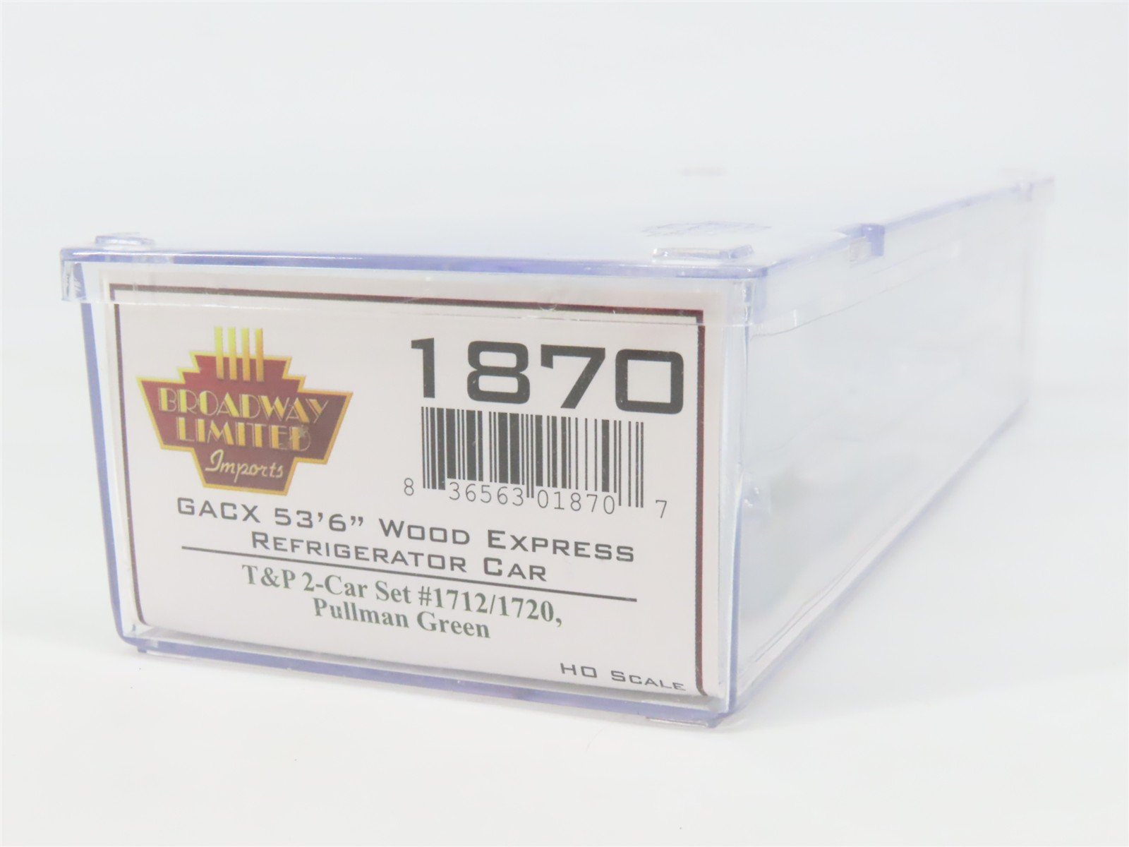 HO Scale Broadway Limited Imports 1870 T&P Texas & Pacific Reefer 1712 RTR