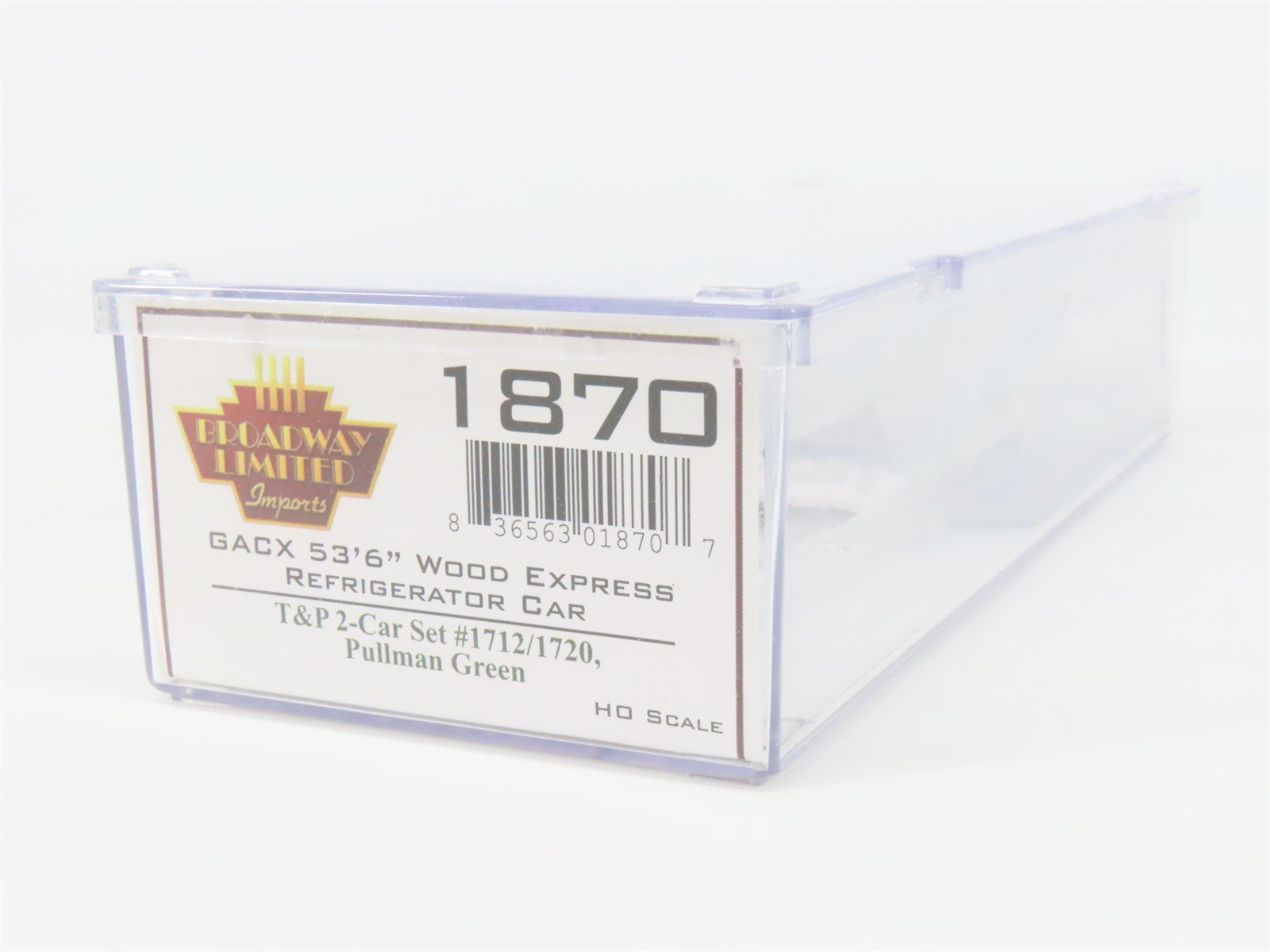 HO Scale Broadway Limited Imports 1870 T&P Texas & Pacific 53' Reefer 1720 RTR