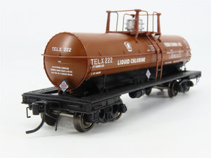 HO Scale Broadway Limited Imports 6177 6000 Gal. Chlorine Tank Car 4-Pack RTR