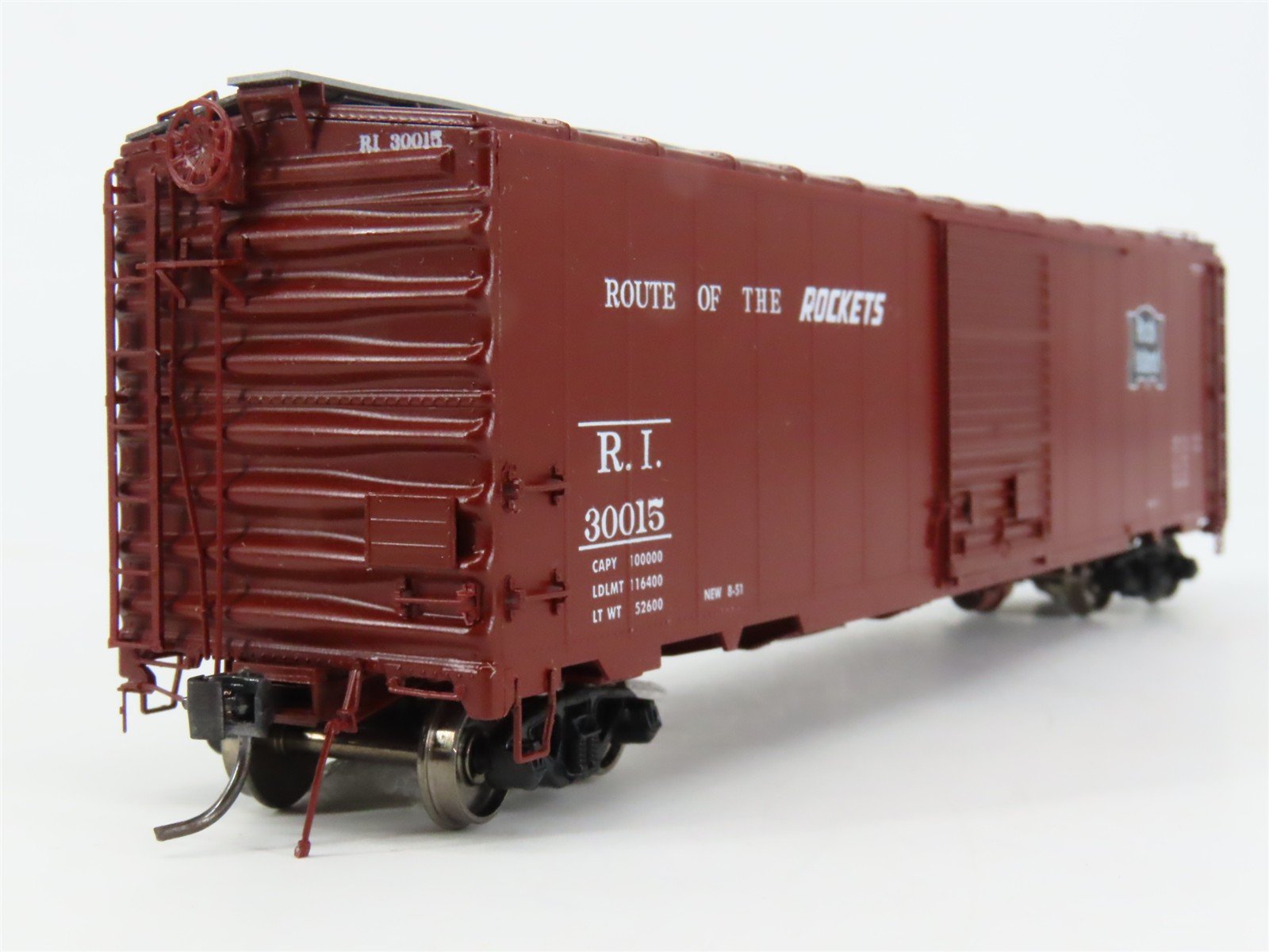 HO Scale Branchline Trains 110214 RI Rock Island 50' Box Car 30015 RTR