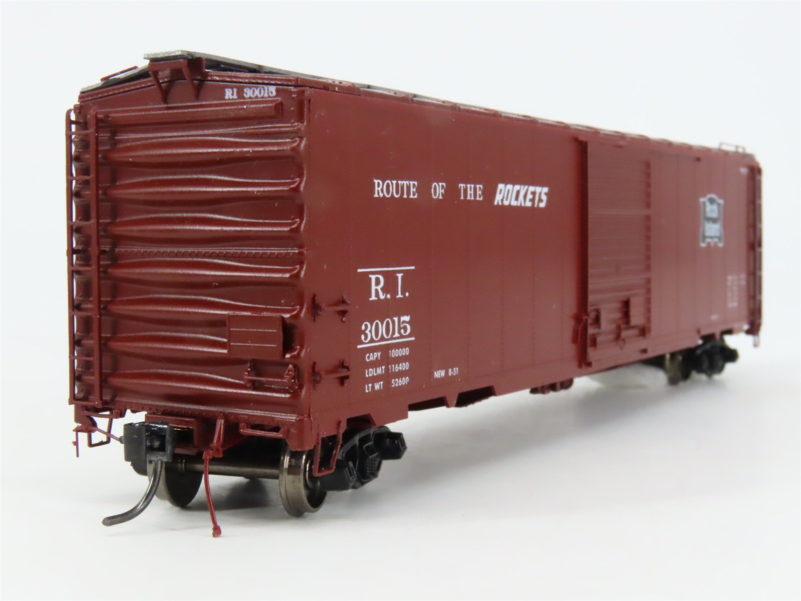 HO Scale Branchline Trains 110214 RI Rock Island 50' Box Car 30015 RTR