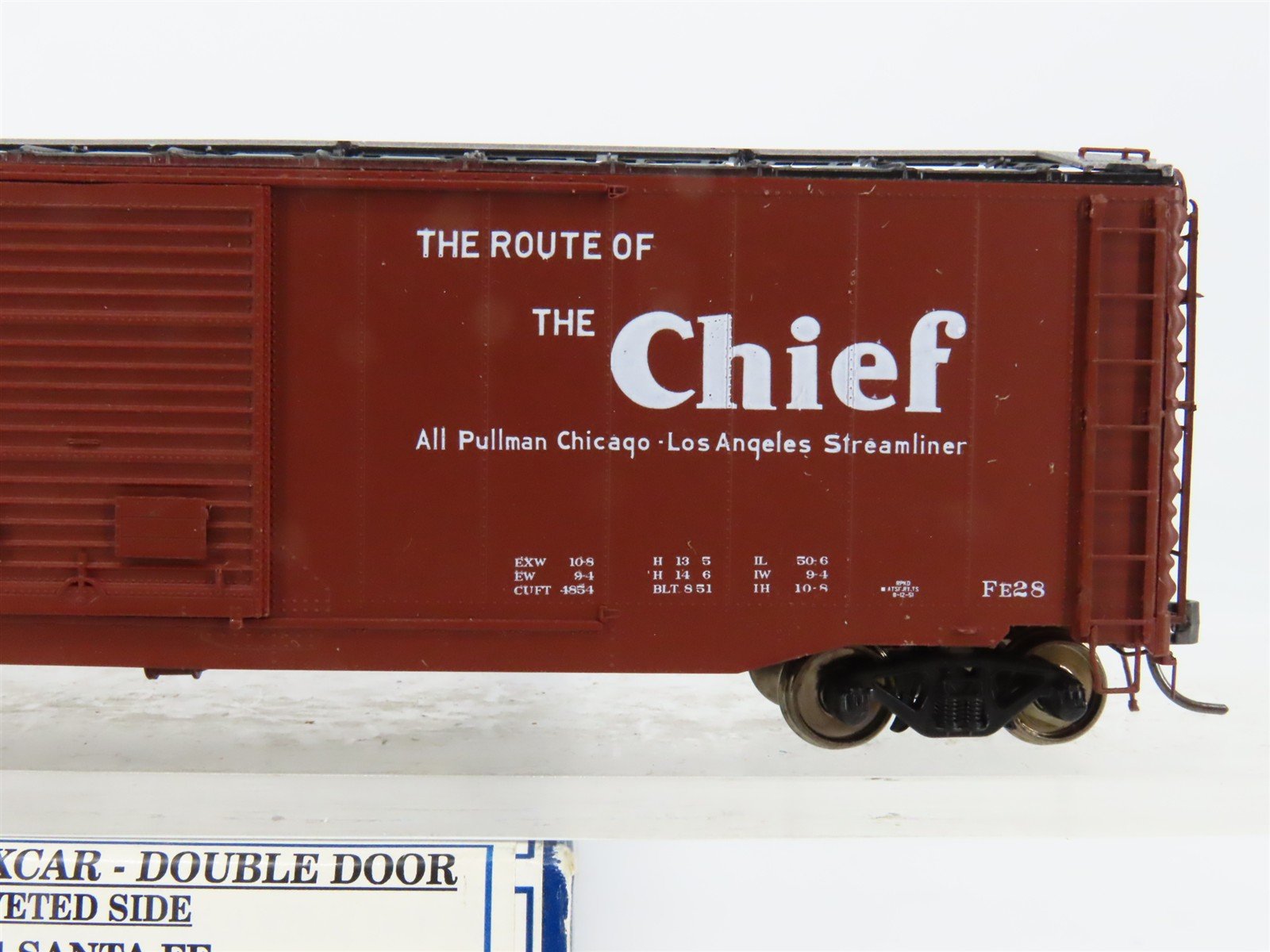 HO Scale Branchline Trains 111194 ATSF Santa Fe 50' AAR Double Door Box Car RTR