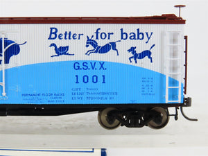 HO Scale Branchline Trains 113321 GSVX Gerber's 40' ACF Wood Reefer 1001 RTR