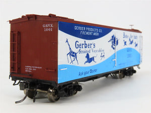 HO Scale Branchline Trains 113321 GSVX Gerber's 40' ACF Wood Reefer 1001 RTR