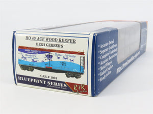 HO Scale Branchline Trains 113321 GSVX Gerber's 40' ACF Wood Reefer 1001 RTR