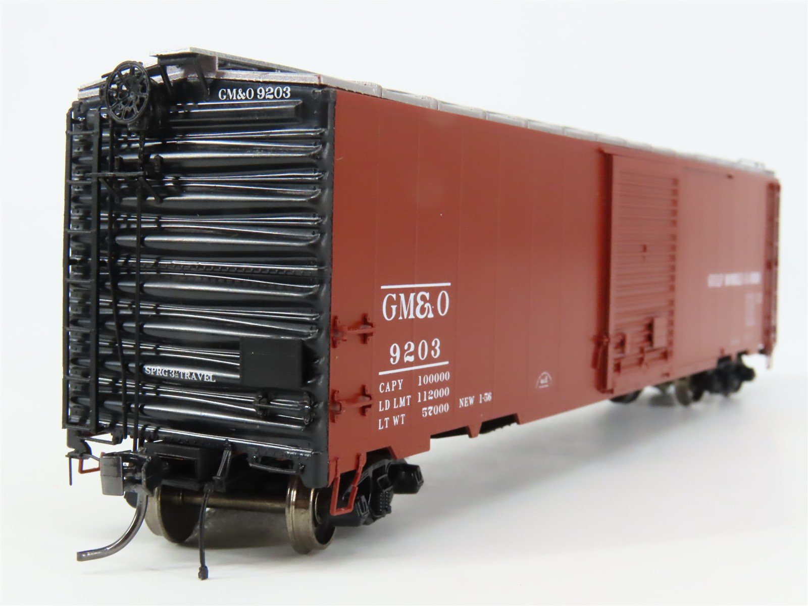 HO Scale Branchline Trains 120033 GM&O Gulf Mobile & Ohio 50' Box Car 9203 RTR