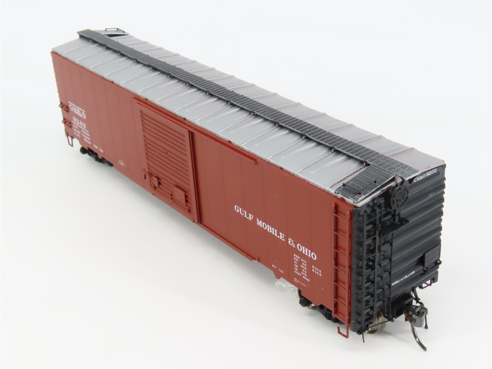 HO Scale Branchline Trains 120033 GM&O Gulf Mobile & Ohio 50' Box Car 9203 RTR