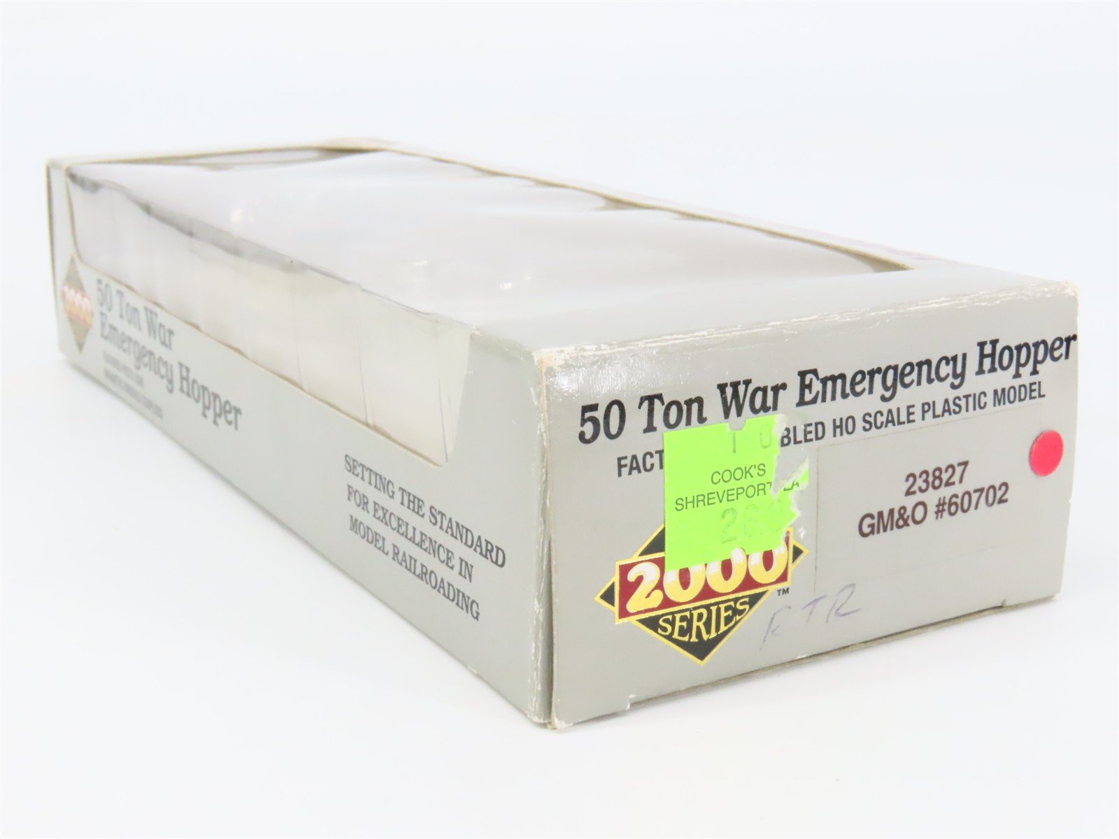 HO Scale PROTO 2000 23827 Gulf, Mobile & Ohio 50 Ton War Emergency Hopper RTR