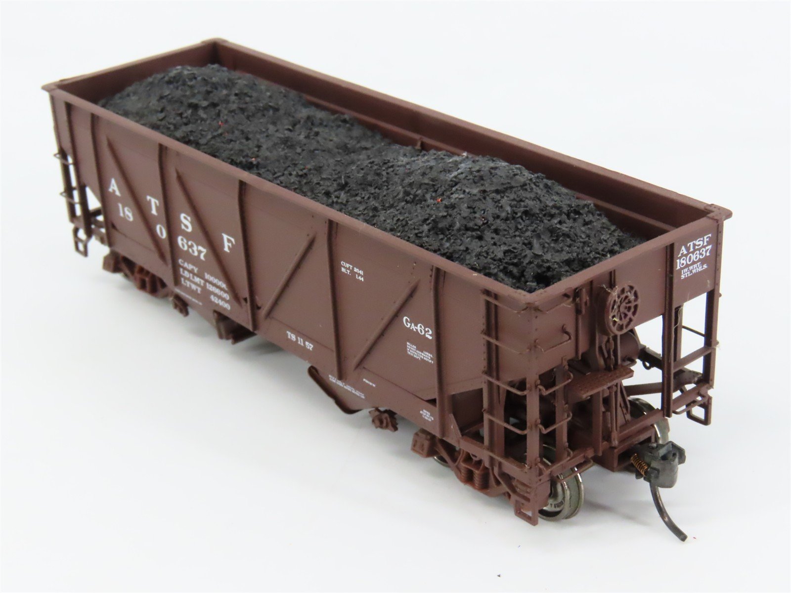 HO Scale PROTO 2000 920-31614 ATSF Santa Fe 2-Bay War Emergency Hopper RTR